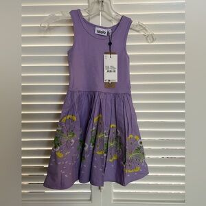 Molo Lavender Dress with Floral Accents